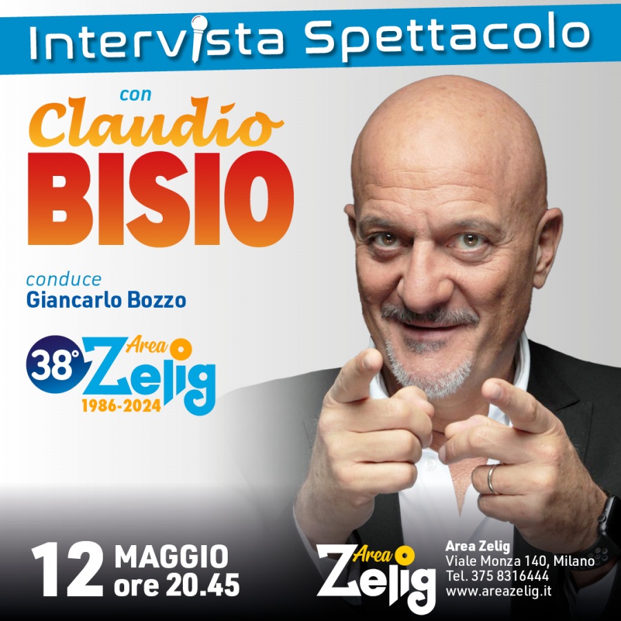 CLAUDIO BISIO - INTERVISTA SPETTACOLO 