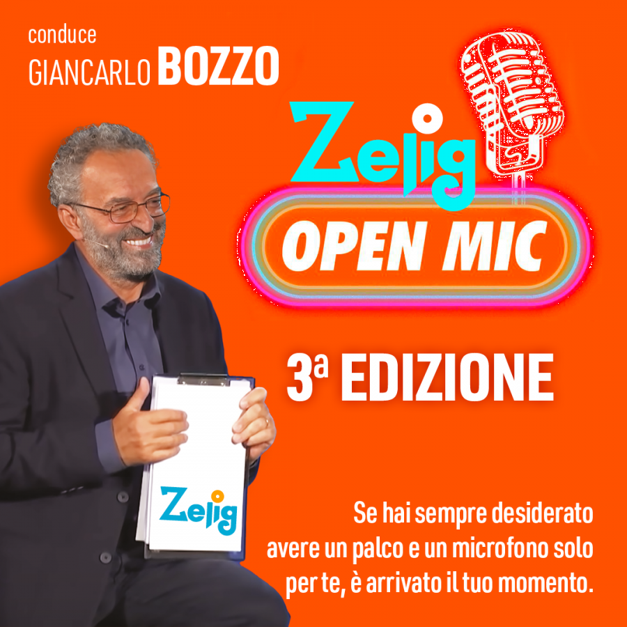 OPEN MIC, 3^ EDIZIONE, CONDUCE GIANCARLO BOZZO